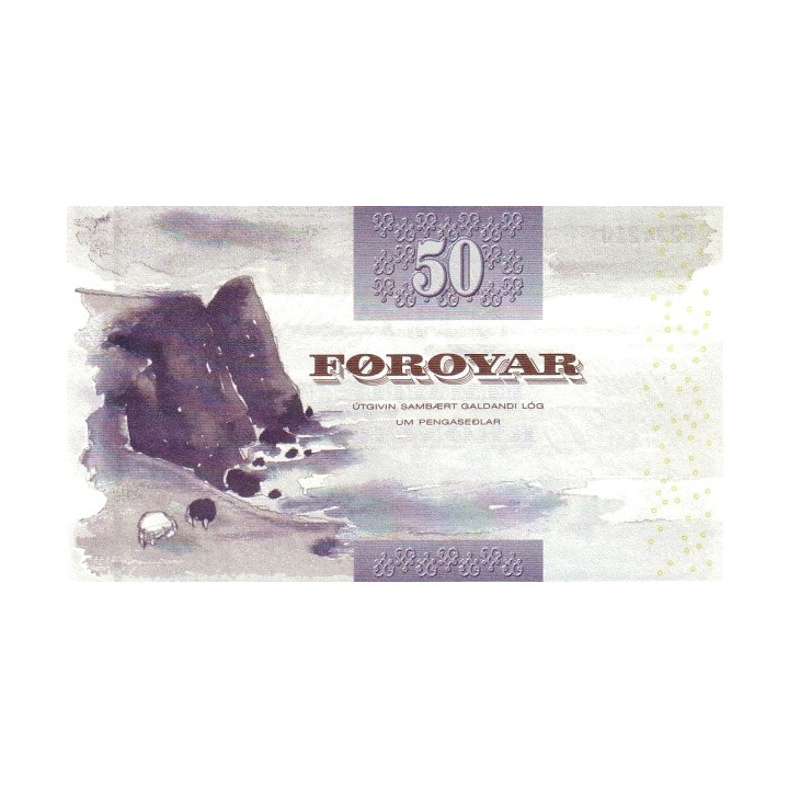 Faeroe Islands 50 Kronur 2001 P24