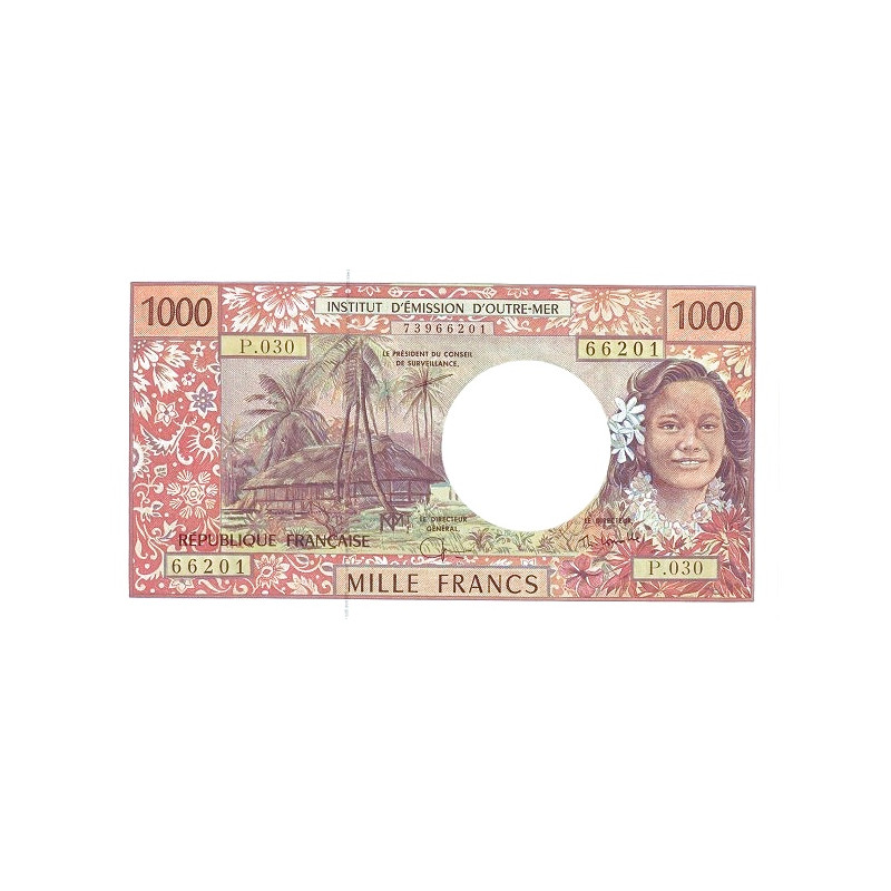 French Pacific Territories 1000 Francs 2004 P2h