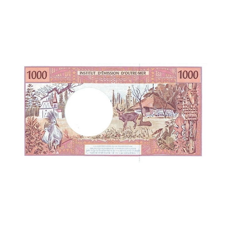 French Pacific Territories 1000 Francs 2004 P2h