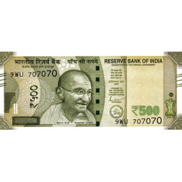 Indien 500 Rupees 2021 P114