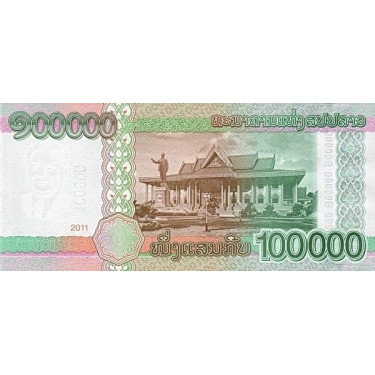 Laos 100.000 Kip 2011 P42