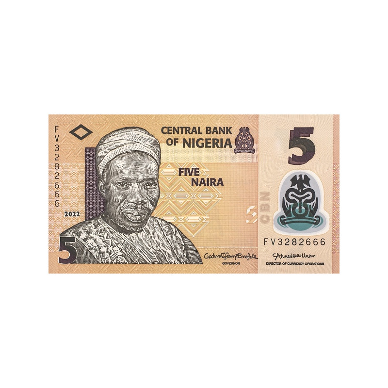 Nigeria 5 Naira 2022 P38