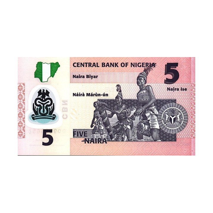 Nigeria 5 Naira 2022 P38