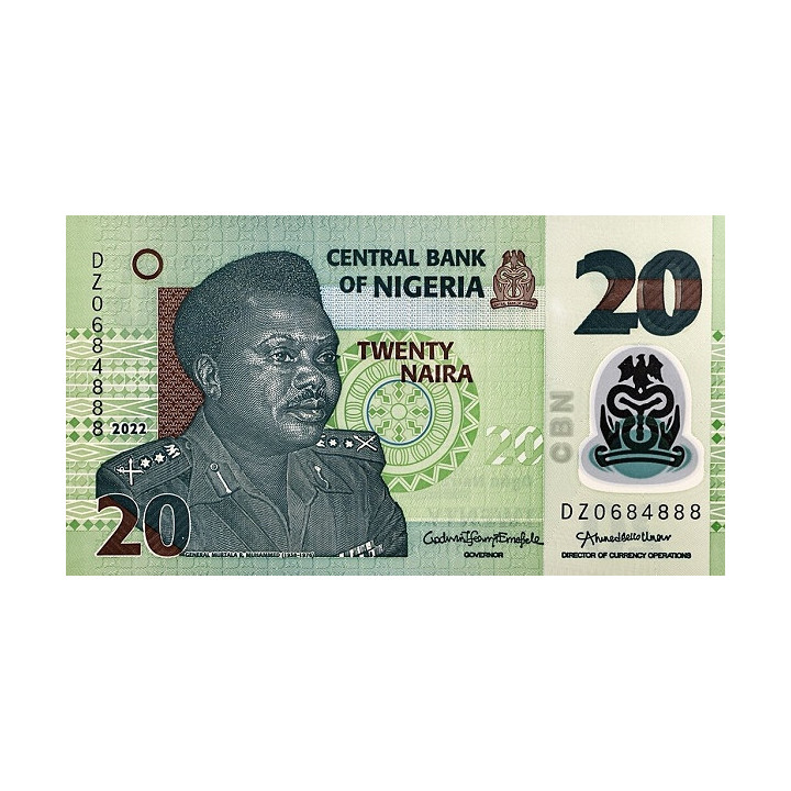 Nigeria 20 Naira 2022 P34
