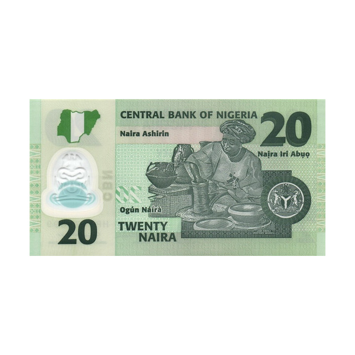 Nigeria 20 Naira 2022 P34