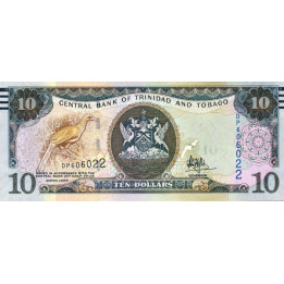 Trinidad and Tobago 10 Dollars 2006 P57b