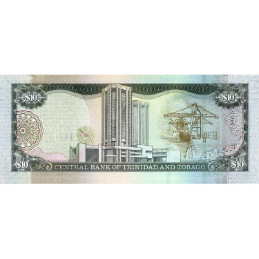 Trinidad and Tobago 10 Dollars 2006 P57b