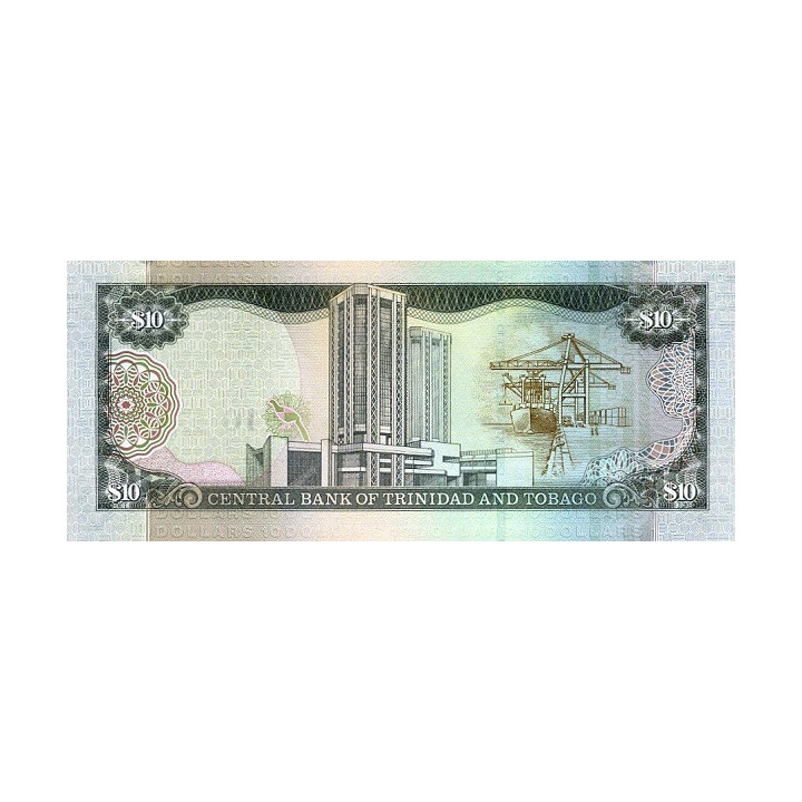 Trinidad and Tobago 10 Dollars 2006 P57b