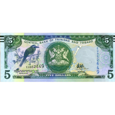 Trinidad and Tobago 5 Dollars 2006 P47c