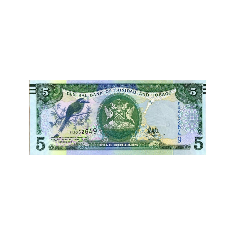 Trinidad and Tobago 5 Dollars 2006 P47c