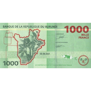 Burundi 1000 Francs 2021 P51b
