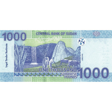 Sudan 1000 Pounds 2019 Pnew