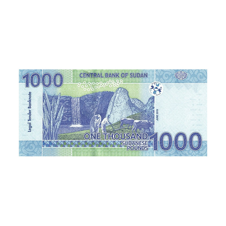 Sudan 1000 Pounds 2019 Pnew