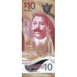 Barbados 10 Dollars 2022 P82