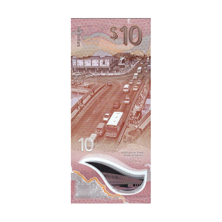 Barbados 10 Dollars 2022 P82