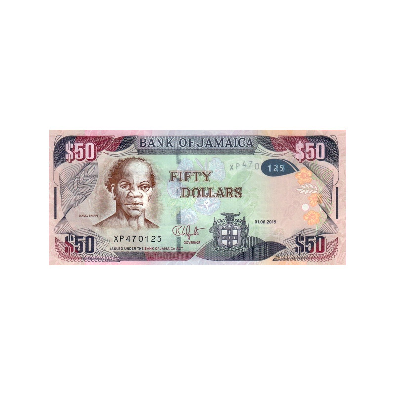 Jamaica 50 Dollars 2019 P94
