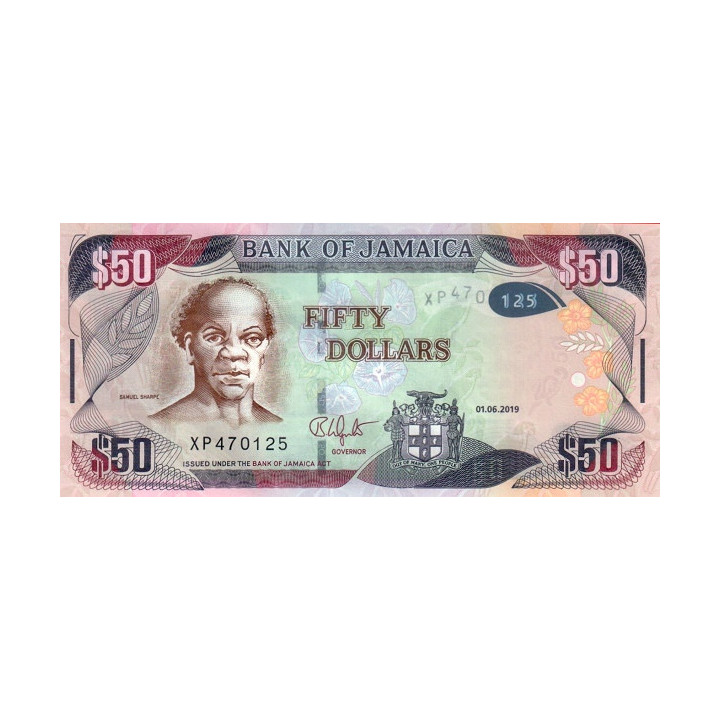 Jamaica 50 Dollars 2019 P94