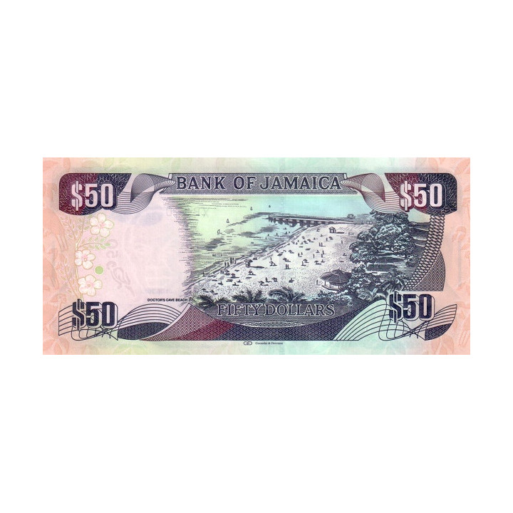 Jamaica 50 Dollars 2019 P94