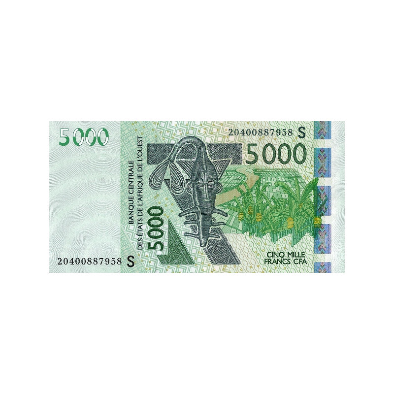West African States 5000 Francs 2020 P917S