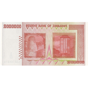 Zimbabwe 50 Billion Dollars 2008 P87