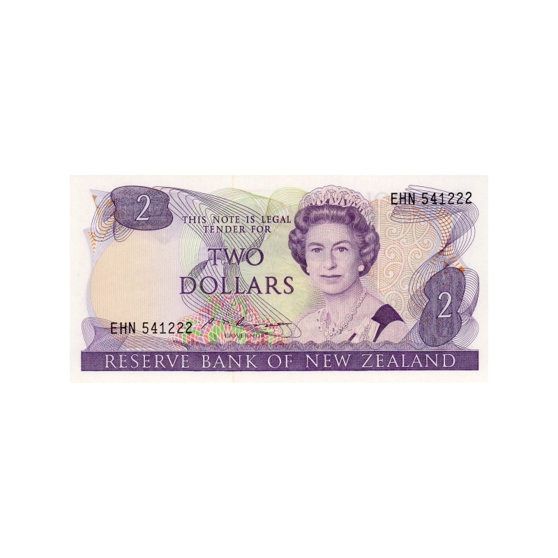 Nya Zeeland 2 Dollars 1985 P170b