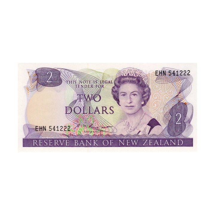 Nya Zeeland 2 Dollars 1985 P170b