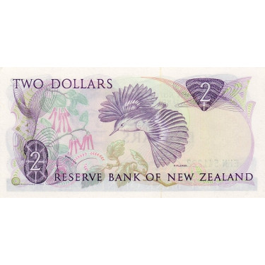 New Zealand 2 Dollars 1985 P170b