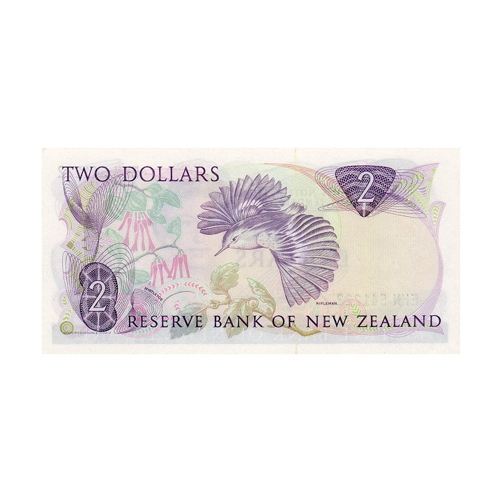 Nya Zeeland 2 Dollars 1985 P170b