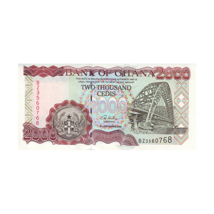 Ghana 2000 Cedis 2002 P33g