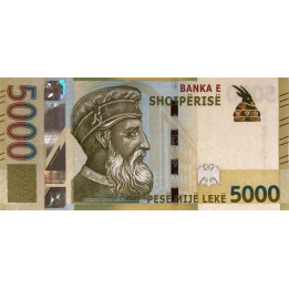 Albania 5000 Leke 2017 P-new