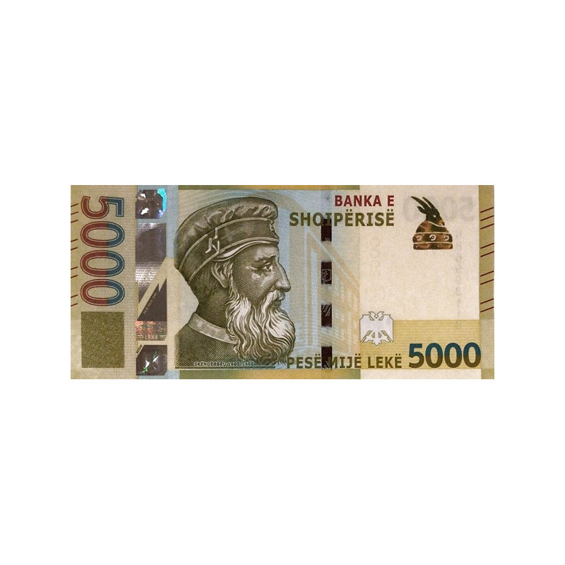 Albanien 5000 Leke 2017 P-new Albanien 5000 Leke 2017 P-new