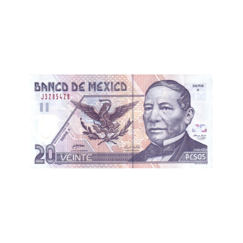 Mexico 20 Pesos 9 Nov 2005 P116e