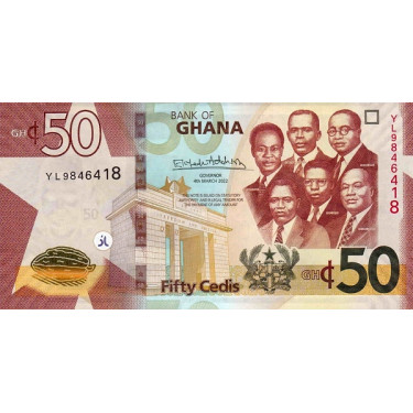 Ghana 50 Cedis 2022 P49