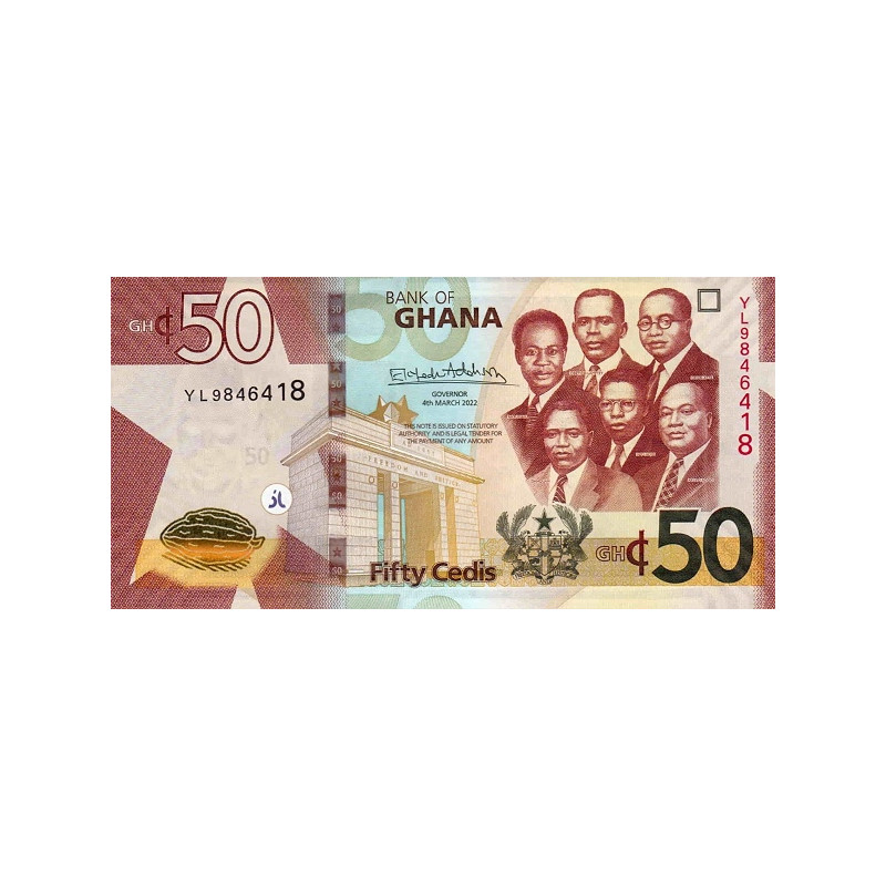 Ghana 50 Cedis 2022 P49