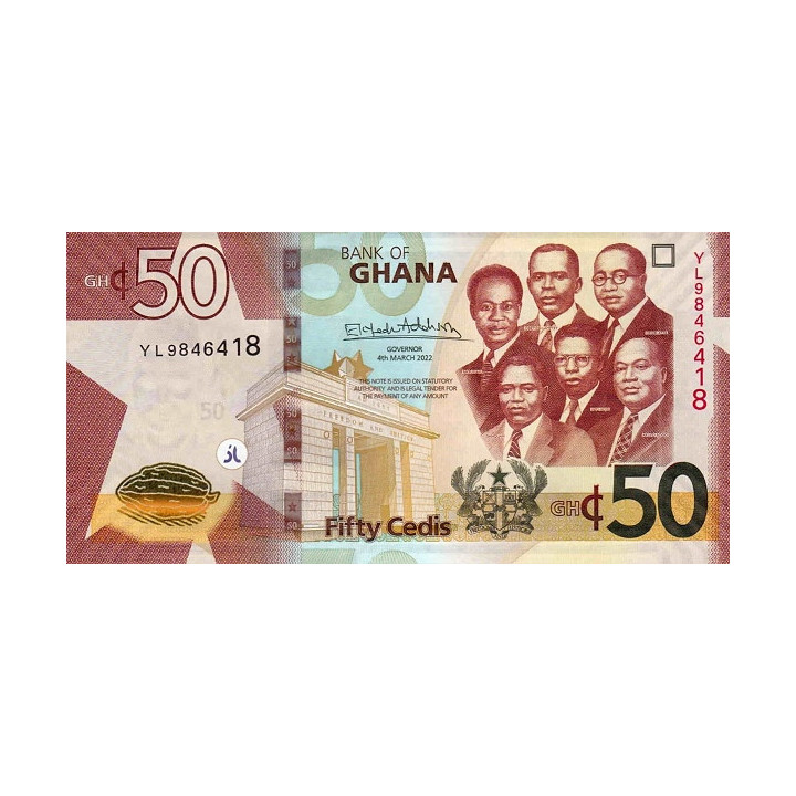 Ghana 50 Cedis 2022 P49