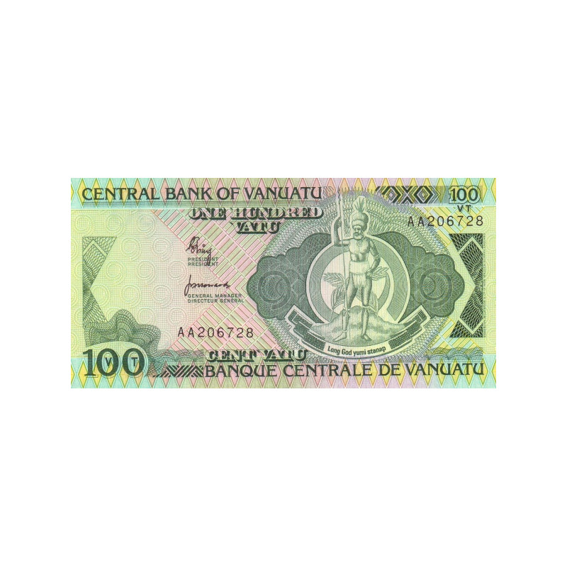 Vanuatu 100 Vatu 1982 P-1 UNC