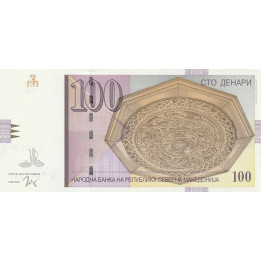 Nordmakedonien 100 Denari 2022 P33
