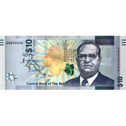 Bahamas 10 Dollars 2022 P87