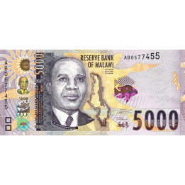 Malawi 5000 Kwacha 2021 (2022) P71