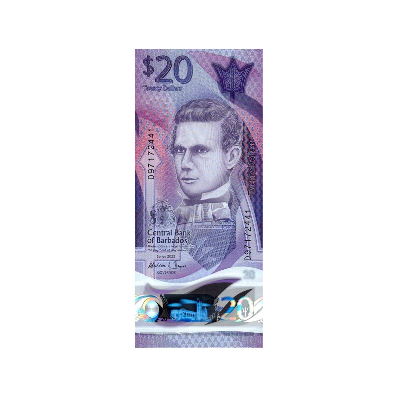 Barbados 20 Dollars 2022 P83