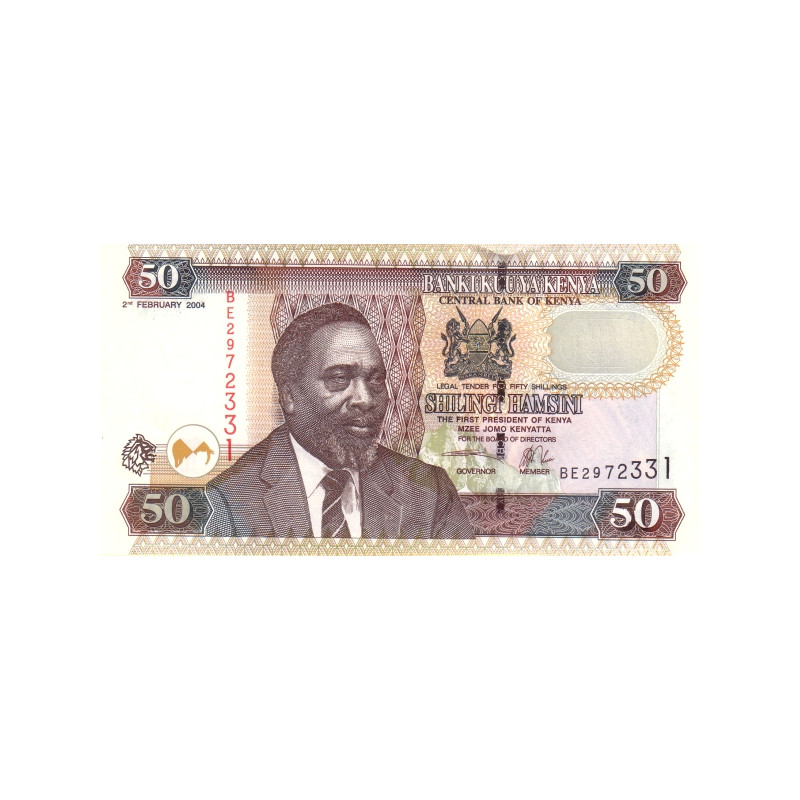 Kenya 50 Shillings 2004 P-41b UNC