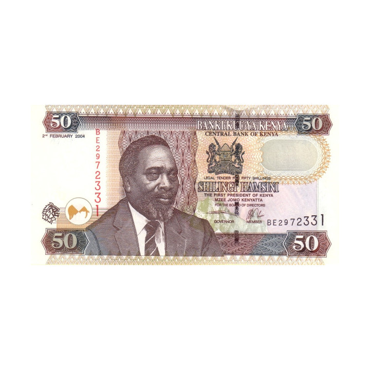 Kenya 50 Shillings 2004 P-41b UNC