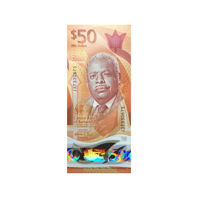 Barbados 50 Dollars 2022 P84