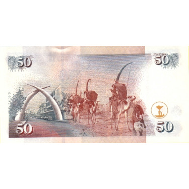 Kenya 50 Shillings 2004 P-41b UNC
