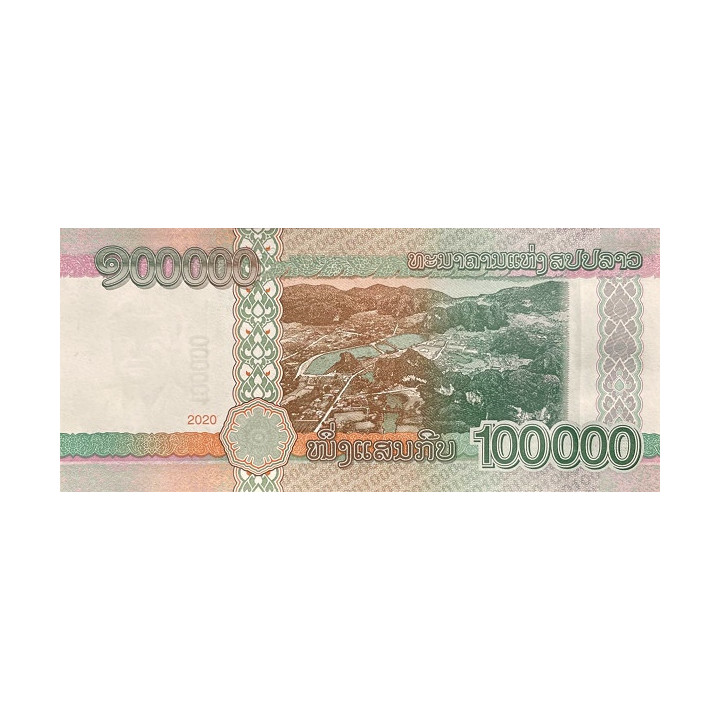 Laos 100000 Kip 2020 (2022) Pnew