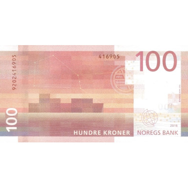 Norway 100 Kroner 2016 P-54