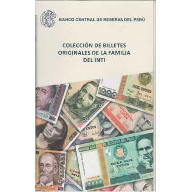 Peru Official Folder Intis 1987-1990