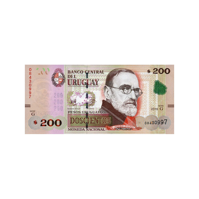 Uruguay 200 Pesos 2019 P96b