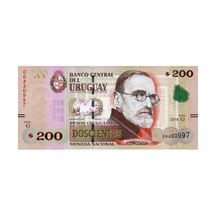 Uruguay 200 Pesos 2019 P96b