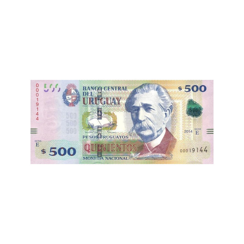 Uruguay 500 Pesos 2014 P97a